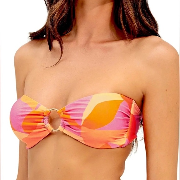 Vix Greta Ring Bandeau Bikini Top | Gigi Hot Pants Bottom - Picture 10 of 14